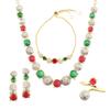 Jewellery Set for Women American Diamond Combo of Necklace Set with Earrings, Bracelet and Ring for Girls and Women
