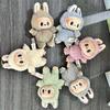 Car plush ornament  Anime Figure labubu 1.0 Monster Vinyl Blind Box Series Heartbeat Macaron Doll  Kids Gift Birthday toy  Air outlet ornament