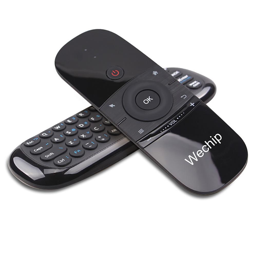

USB W1 wireless keyboard and mouse comb Ultra-slim 2.4G Wireless Keyboard Air Mouse Controller for Laptop Smart TV box PC чёрный