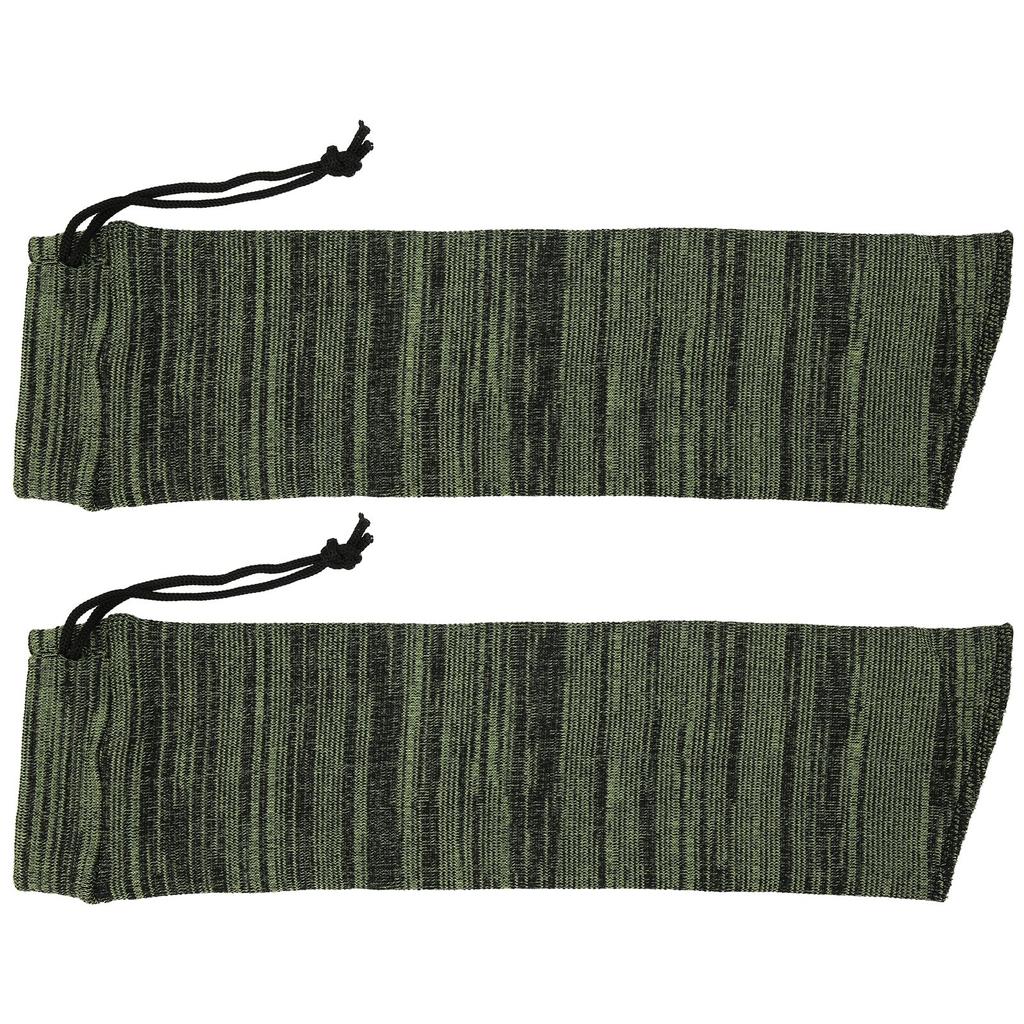 2Pcs 15in Hunting Dust Cover Gun Storage Bag Socks Protective Cover Supply Equipmentgreen