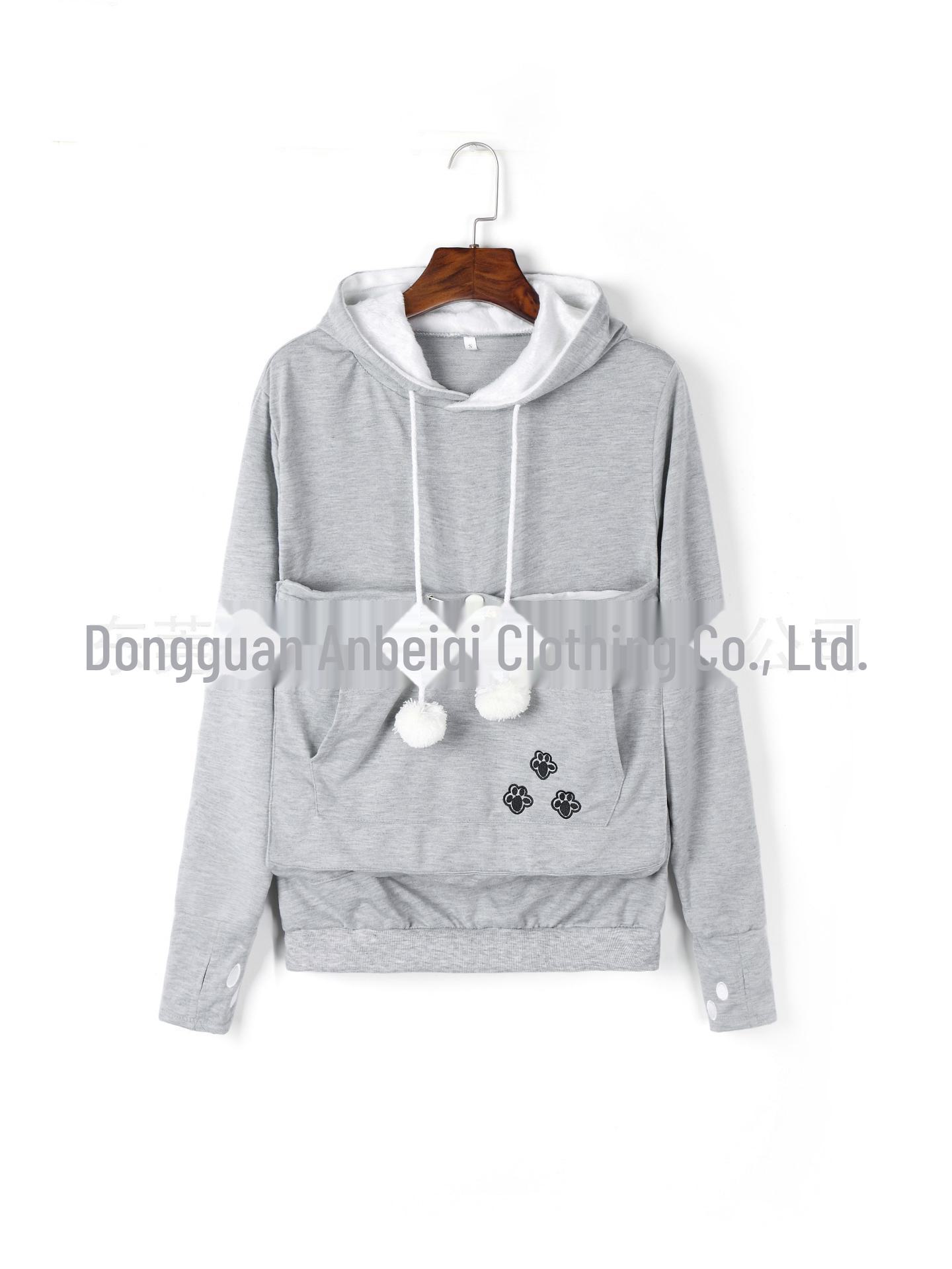 

Толстовка Star-Look Pet Hoodie — модная толстовка для питомцев на весну/лето 3XL серый