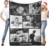 Custom Blanket with Photo Personalized Blanket Customized Photo Blankets Personalized Christmas Anniversary Custom blankets