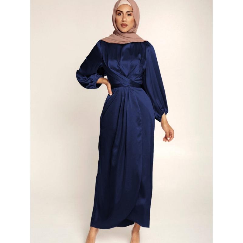 

Женское платье-корсет с мягким корсетом в стиле Ближнего Востока XXL темно-синий