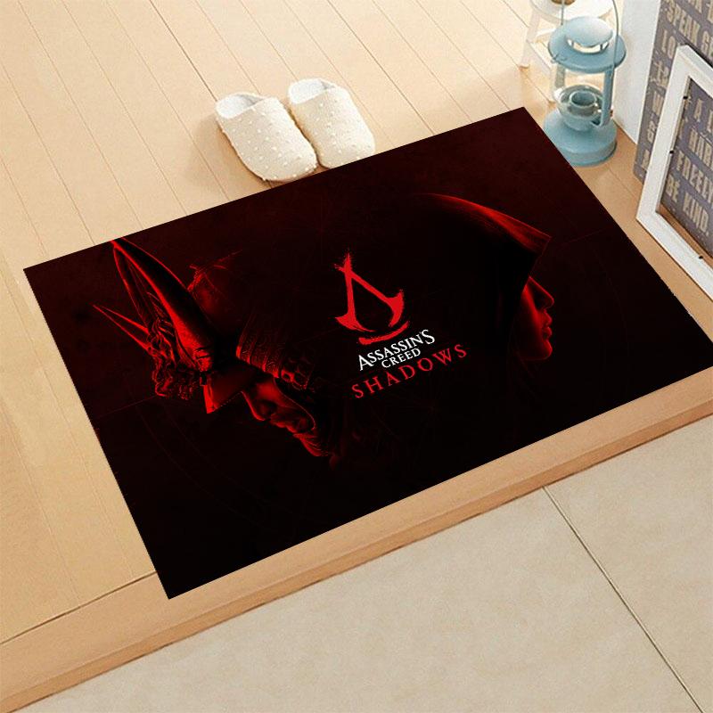 

Game A-Assassins Door Mat Entrance Non-slip Washable Kitchen Carpet Living Room Hallway Rugs Bathroom Bath Door Mats Home Decor 40cmx60cm
