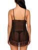 European & American Sexy See-Through Lace Mesh Nightdress