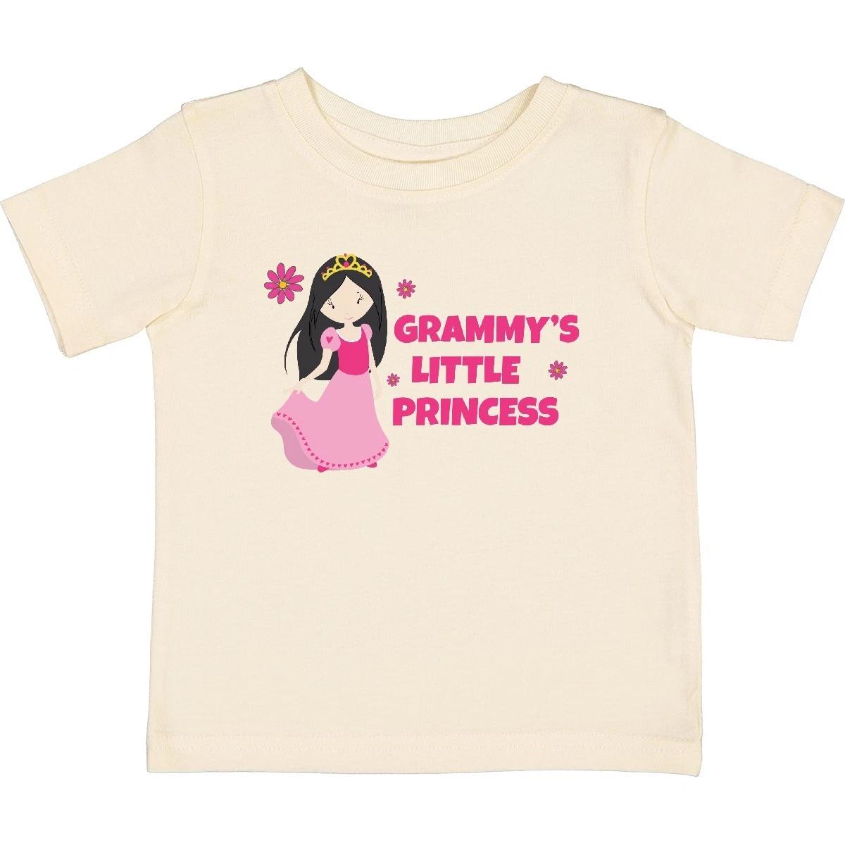 Inktastic Grammy s Little Princess Baby T-Shirt Grandma Grandmother Granny Pink 100