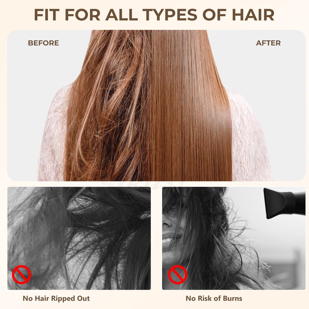 Multi In One High-speed Hair Dryer Household Hot Air Comb Negative Ion Hair Dryer