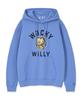 One-Point Graphic Hoodie Blue