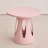 Colorful Hollow Side Table, Modern Minimalist Round End Table, Multifunctional Living Room Accent Furniture for Home Decor