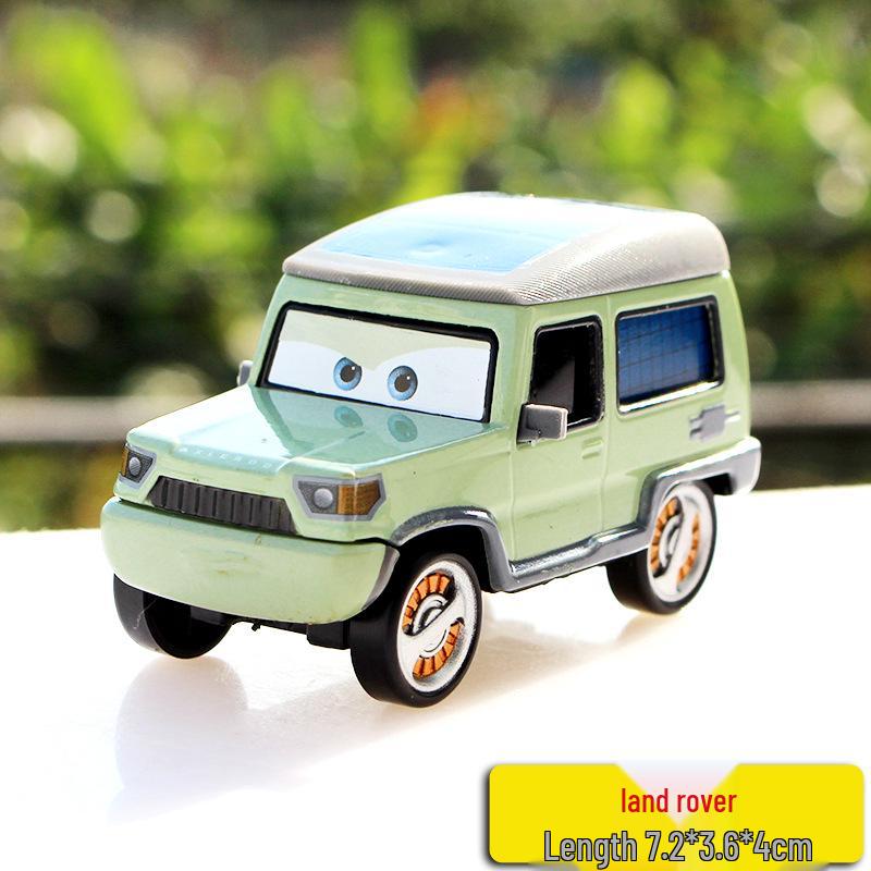 Pixar Cars Alloy Toy Set: McQueen, Mater, Sally, Sheriff Models