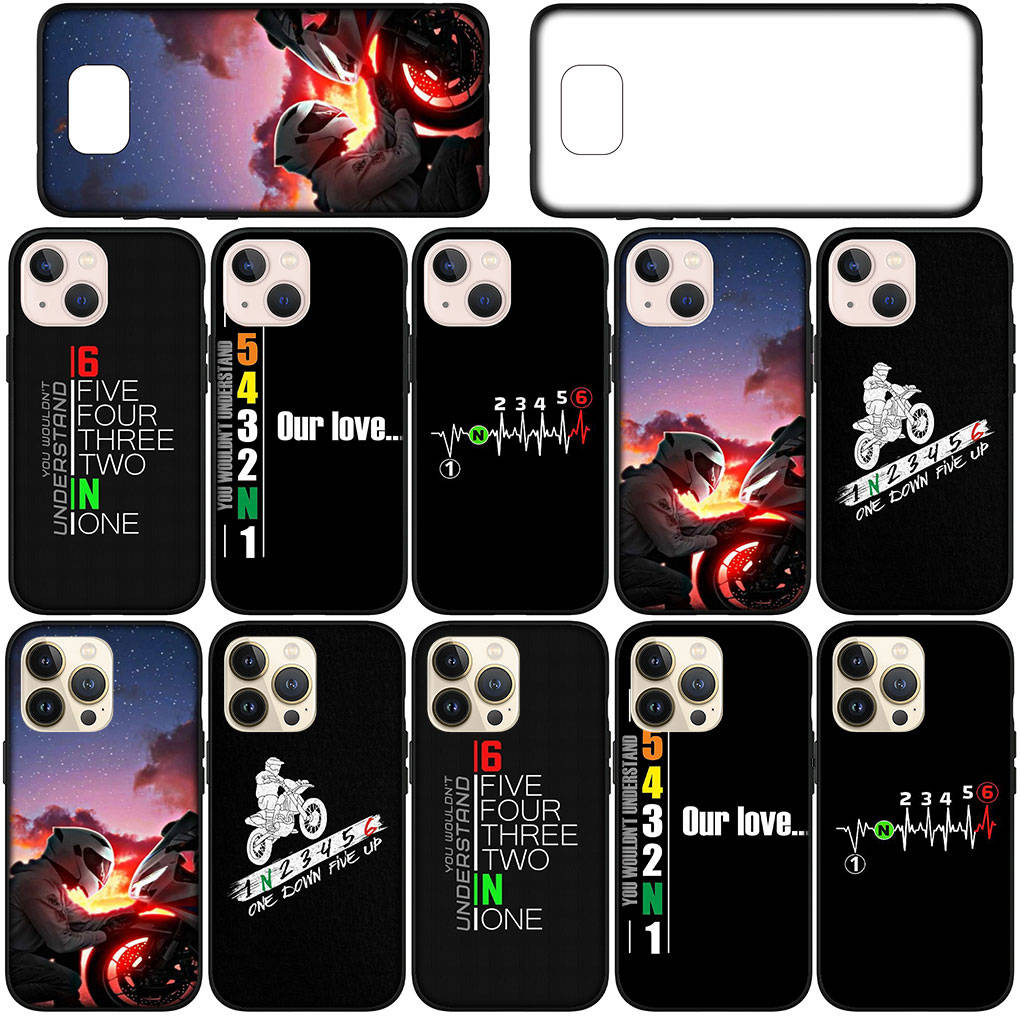 For Samsung Galaxy S24 S23 iPhone 16 15 14 Xiaomi Redmi Note 13 12 11 10 Plus 9 Pro Max X XR Phone Case Motorcycle 1N23456 Motorbike OPPO Huawei Cover