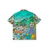 Li Ning X STEVEN HARRINGTON Skateboard Shirts Unisex Green Cuban Collar Moderate Other ASHR137-1