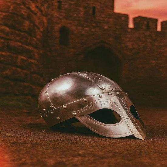 Viking Helmet Medieval Norse Warrior Helmet Handcrafted Steel LARP Cosplay Costume Armor Norse Helmet Replica Gift