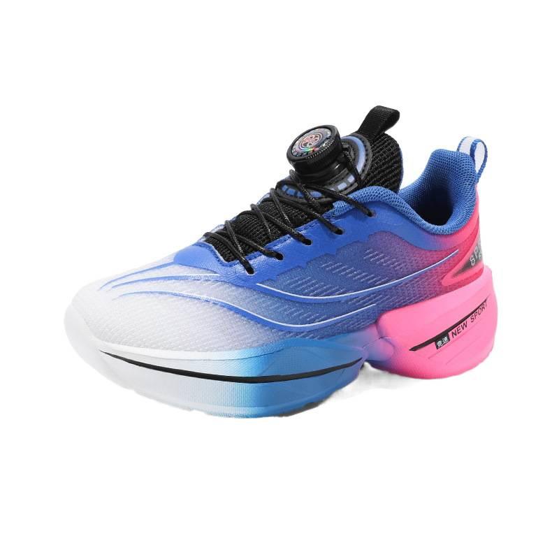 Boys' sports shoes 2025 new summer breathable mesh children's running shoes lightweight soft sole middle and older children's basketball shoes