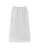 Oioi Collection Nylon Cargo Skirt [White]
