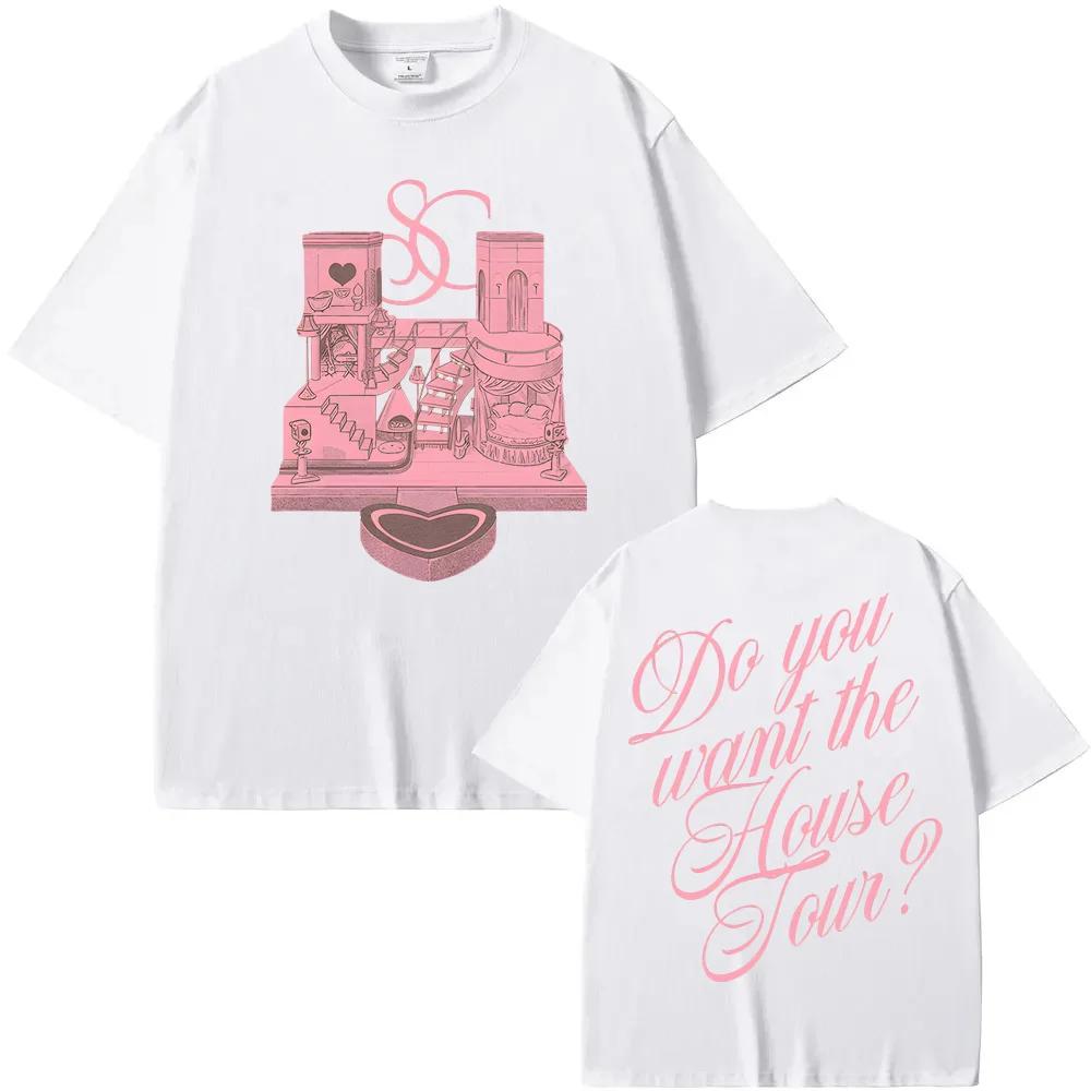 

House Tour TShirt 2026 New Style Sabrina Carpenter High Quality Teeshirt Cotton Round Neck Women Vintage Clothes S