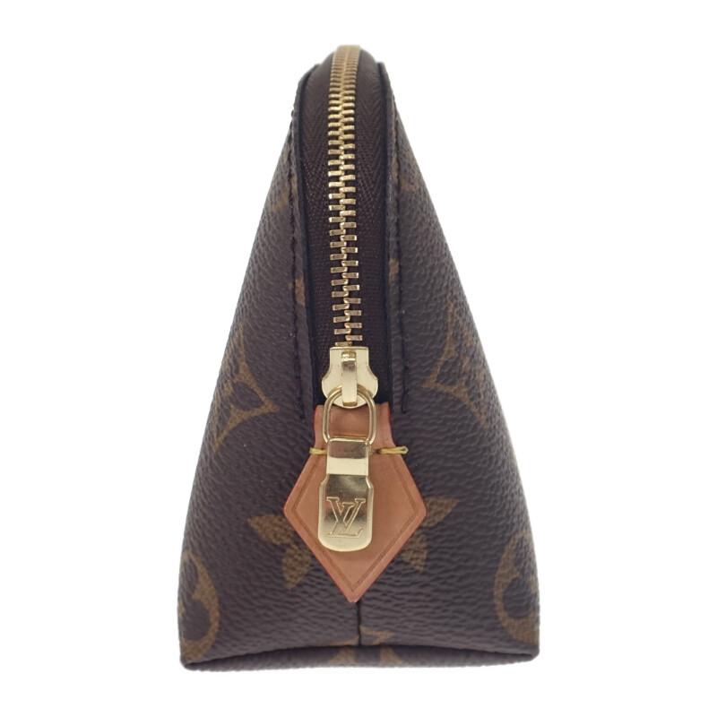 LOUIS VUITTON  M47515 Monogram Pouch Brown Monogram canvas Women