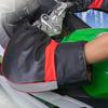 Universal Motorcycle Handlebar Gloves Windproof Snowmobile Handle Bar Muffs Winter Motorbike Hand Mitts with Reflective Strips