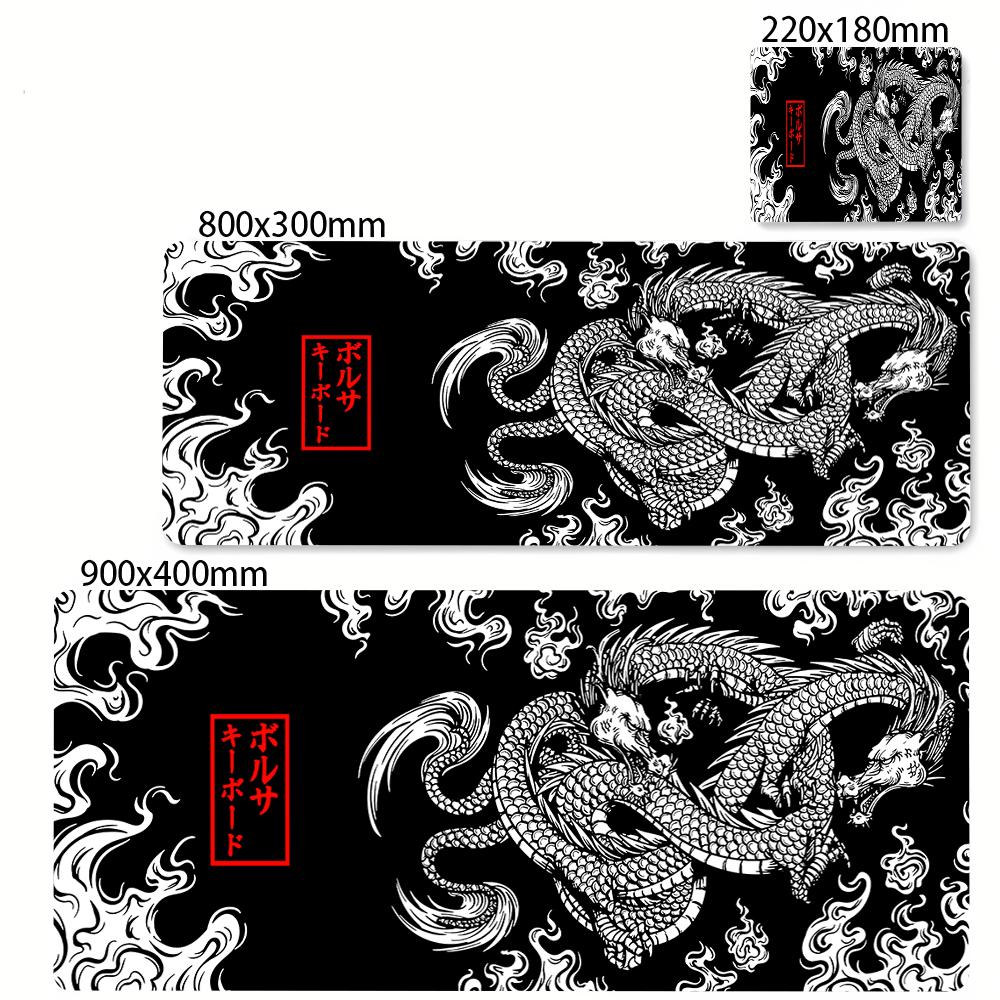 Red Dragon Large Mouse Pad Table Mat Gamer Mousemats Office Mouse Mat Rubber Anti Slip Big Mousepad Keyboard Mats For Computer
