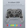 Switch Controller, Pro Controller für Switch/Switch Lite/Switch OLED, Einstellbarer Turbo, Vibrationsbewegung, Gyro, Transparent
