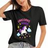 Unicorn Magical  Cotton T Shirt, Pure Cotton HighQuality Print, Durable, Casual And Fashionable, Featuring A Cute Unicorn With The Words IM 100% MAGIC