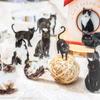 30sheets Cute Cat Stickers Pack Anime Resin Transparent Water Bottle Waterproof Stickers Aesthetic for Laptop