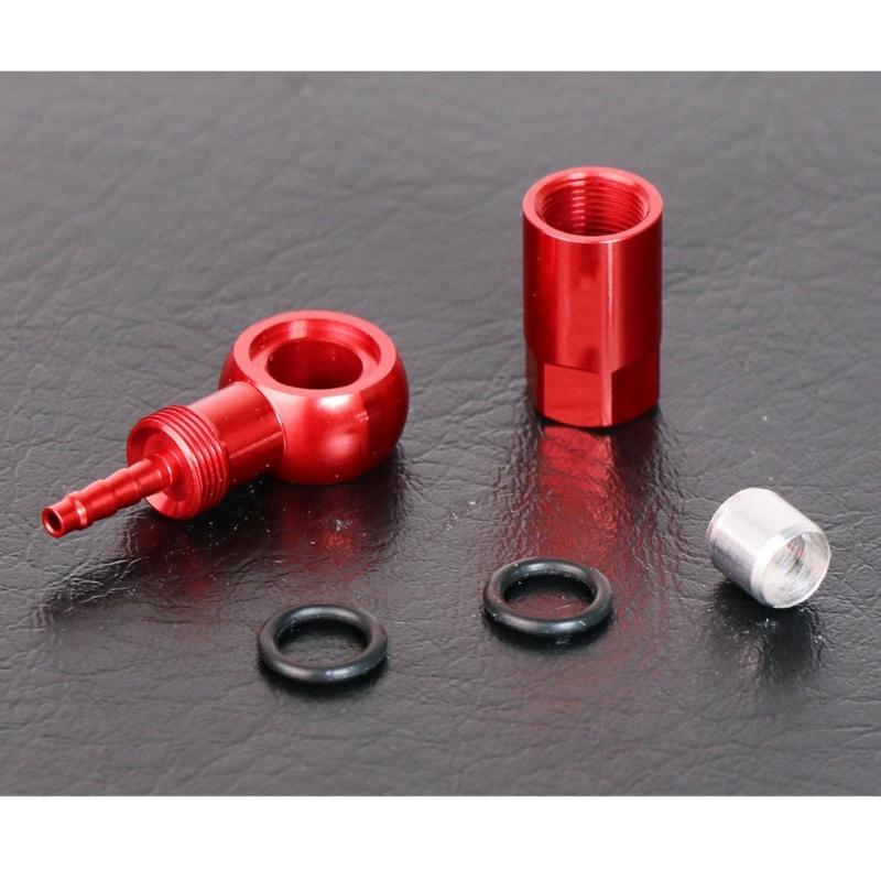 Precisions Machined Aluminum Brake Hose Oil Pipe And Barbs Fitting Set Suitable for Mountain Bike Hydraulic Disc Brakes