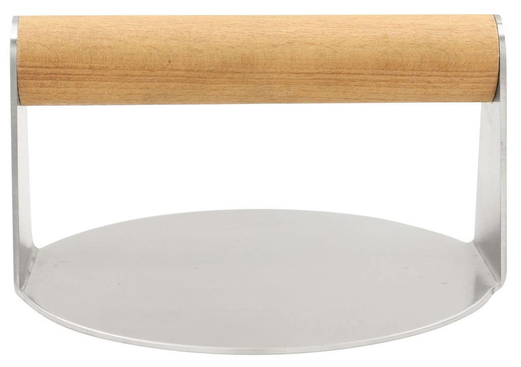 Prasa do mięsa burgerów 14cm ze stali nierdzewnej praska KINGHOFF KH-1878