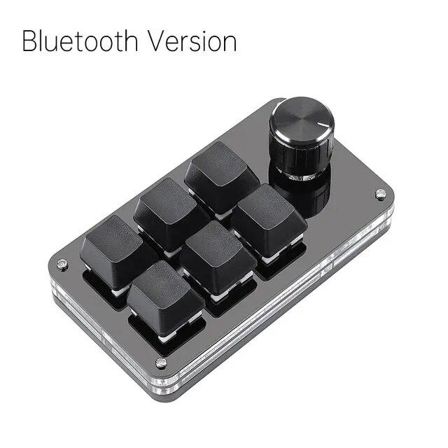 Programming Macro Gaming USB Custom Keyboard BT Volume Button Knob Photoshop Hotswap Socket Keypad Mechanical Blue Switch 9 Key