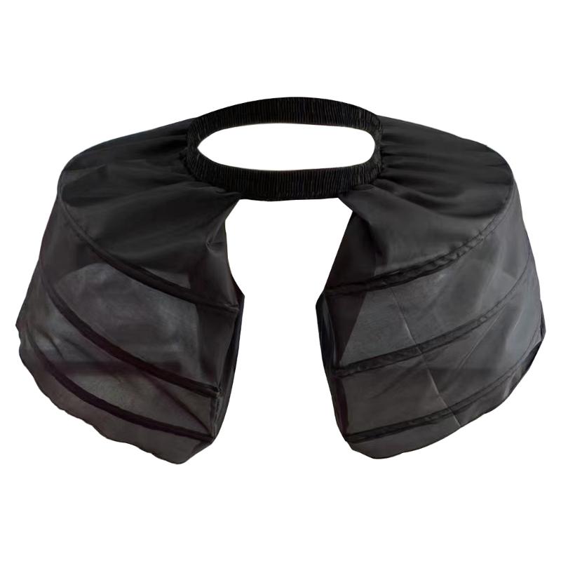 Women Victorian Crinoline Petticoat Cosplay Dress Bustle Double Pannier Petticoat Medieval Cosplay Dress Petticoat чёрный