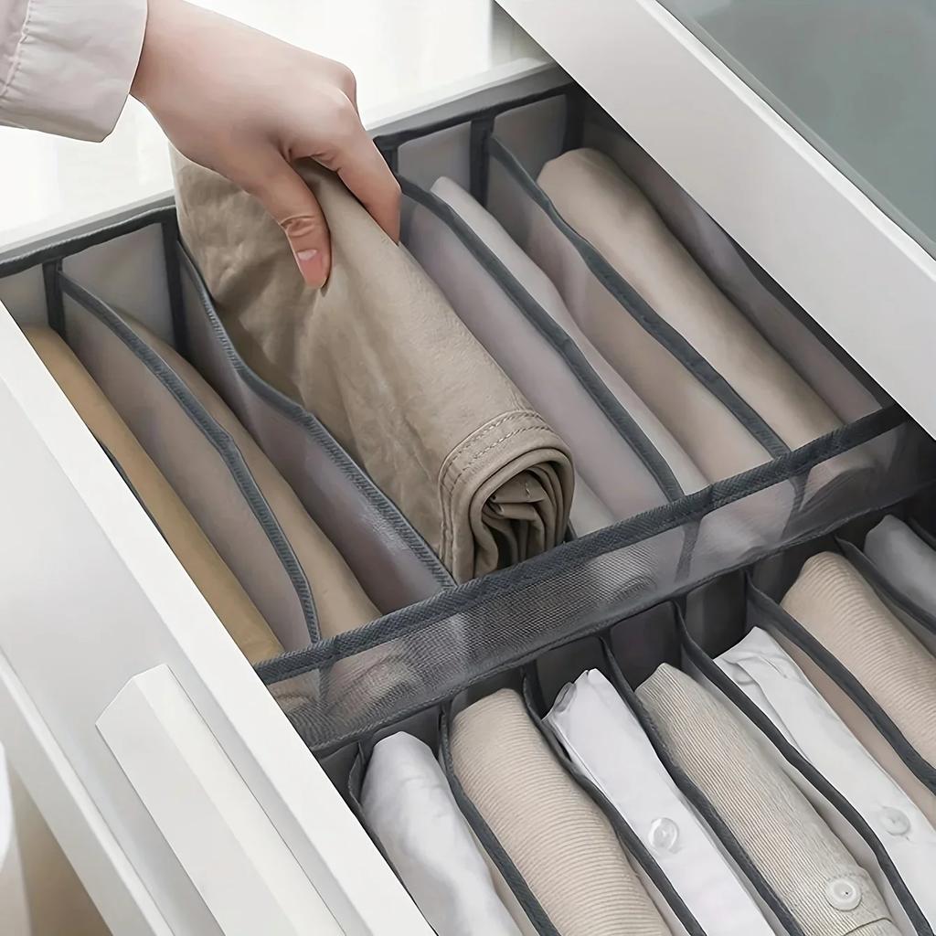 Jeans-Organisations-Aufbewahrungsbox, Schrank-Organizer, Kleidungs-Organisationssystem, Schubladen-Organizer, Schrank, Hosen-Aufbewahrungs-Organizer
