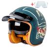 Motorcycle Helmet Casco Moto Helmet Open Face Helmet Capacete De Moto Four Seasons Cycling Helmet Men Women DOT Certification
