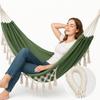 Boho Garden Hammock Brazilian Macrame Two-person Green Large Lounger Xxl