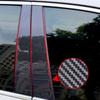 6PCS Polished Pillar Posts For Mercedes Benz C Class Sedan W204 2007 2008 2009 2010 2011 2012- 2014 Door Window Trim Stickers