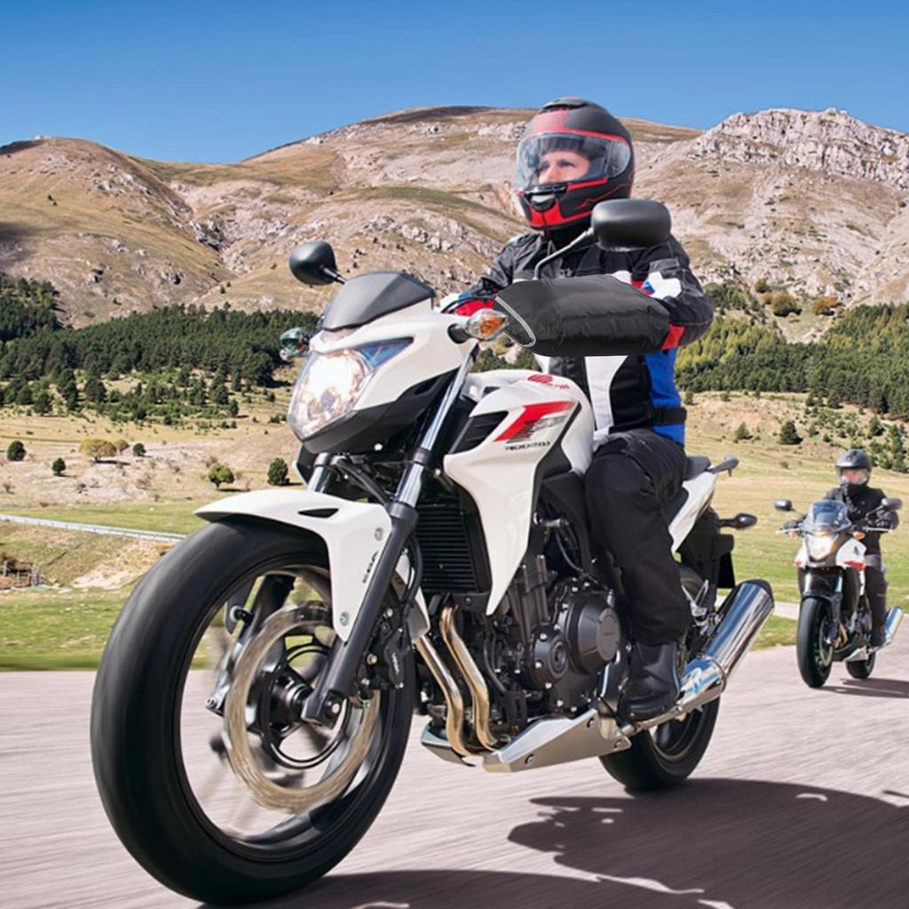 Motorcycle Handlebar Muffs Winter Mitts Warmer Gloves Waterproof Handmuffs Bicycle Handle Cover Hand Covers Warmers