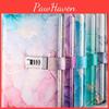 Locked With Lock Diary 180 Pages Personal Notebook Journal A5 Pu Leather Locking