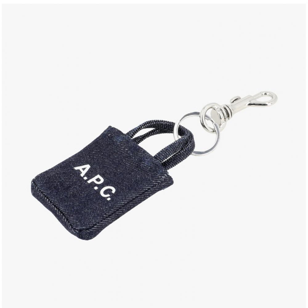 A.p.c Denim Mini Tote Keyring M63677