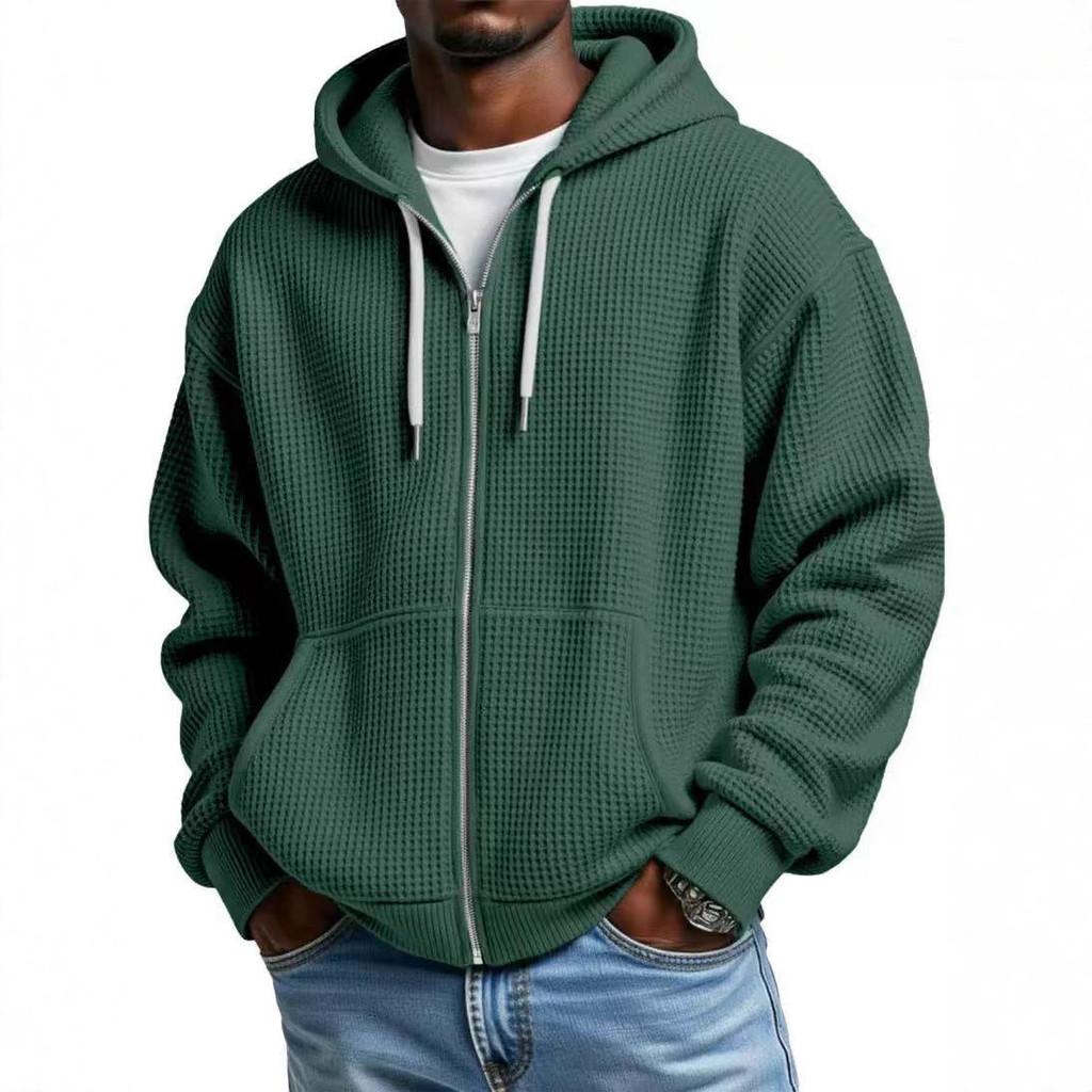 Hoodie Mens Casual Sweatshirt With Thick Polyester Fabric For Winter Comfort