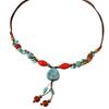 Fashionable Beads Necklace Handmade Necklace Colorful Beads Delicate Neck Chain Suitable for Fashion Lover Present