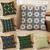 Z Imazighen Kabyle Jewelry Cushion Cover Silky Short Plush Invisible Zipper Dustproof Sofa Pillow Case for Home Decor
