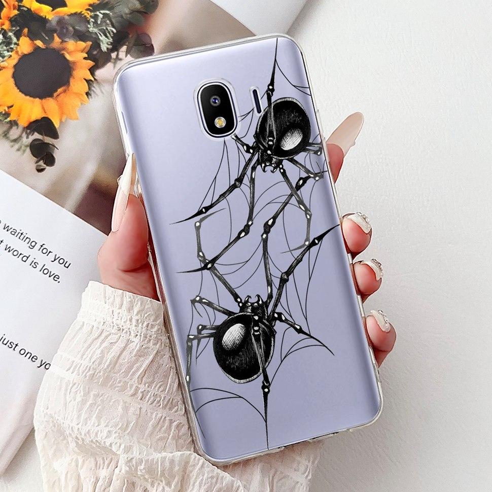 For Galaxy J4 2018 Case SM-J400F Fashion Painted Cover Soft Silicone Phone Case For Samsung Galaxy J4 2018 Fundas Capa Bags