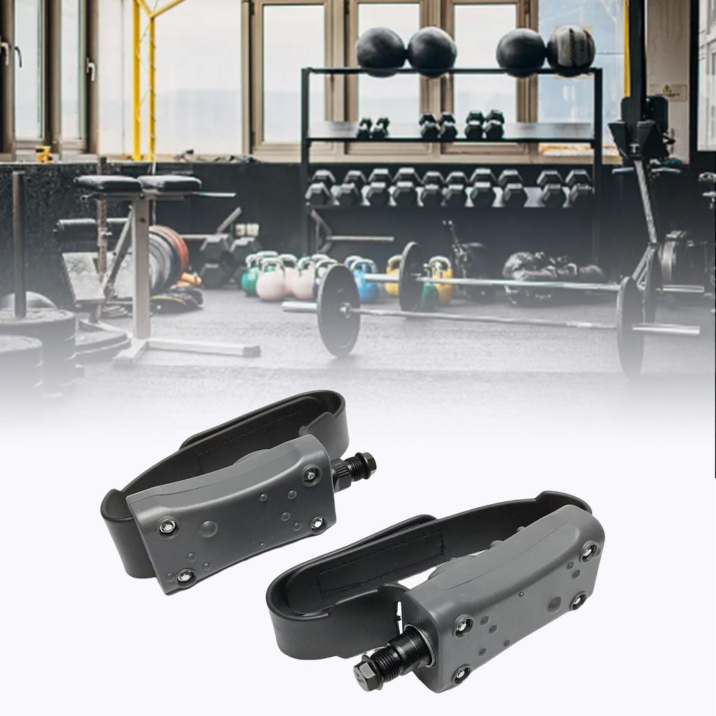 Nonslip Exercise Bike Pedals Cycling Equipment Fitness Bike Pedals Plastic Texture Suitable for Indoor Training Use