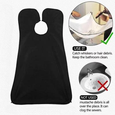 New Male Beard Shaving Apron Care Clean Hair Adult Bibs Shaver Holder Bathroom Organizer Gift For Man Barber Mat Apron