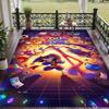 Custom Text The Amazing Digital Circus Pattern Floor Rug Soft Indoor Carpet Mat Living Room Bedroom