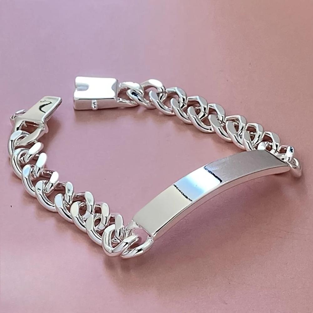 

Copper, Elegant 10mm Chain Bracelet, Suitable for Both Men and Women 20cm8inches