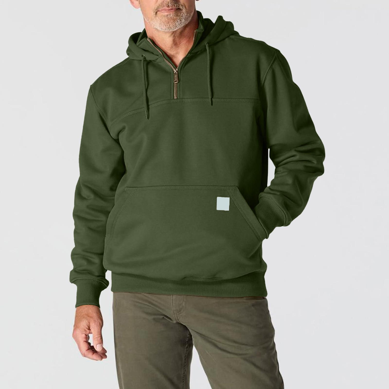 

Мужские повседневные модные пуловеры с длинным рукавом свободного кроя, худи для тренировок и спорта L