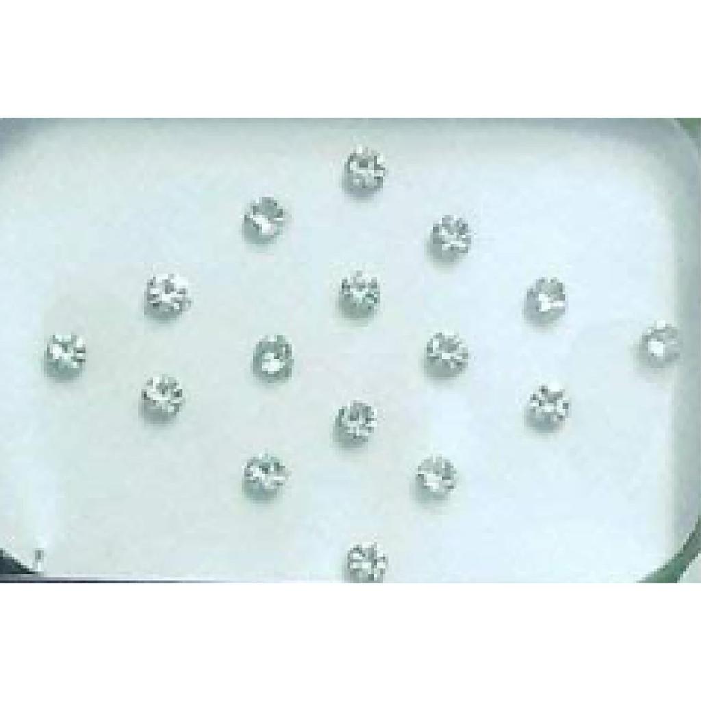 @ Indian Traditional Style Round Shape Bindi White Color Zr-2961-60%Off