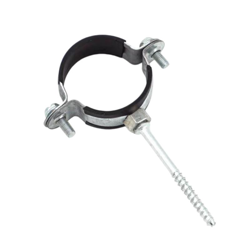 Thickened Galvanized Iron PPR Pipe Clip - Water Pipe Fixing Clamp