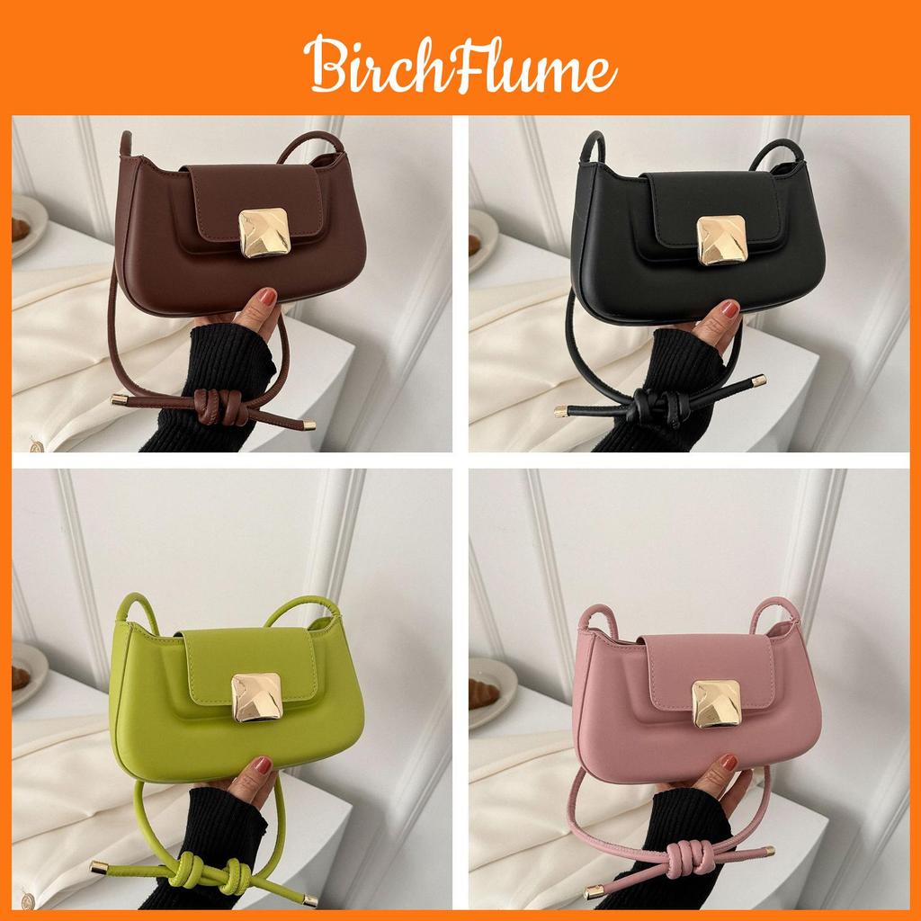 Minimalist Small Pu Bag With Top Flap For Daily Wear And Street Style