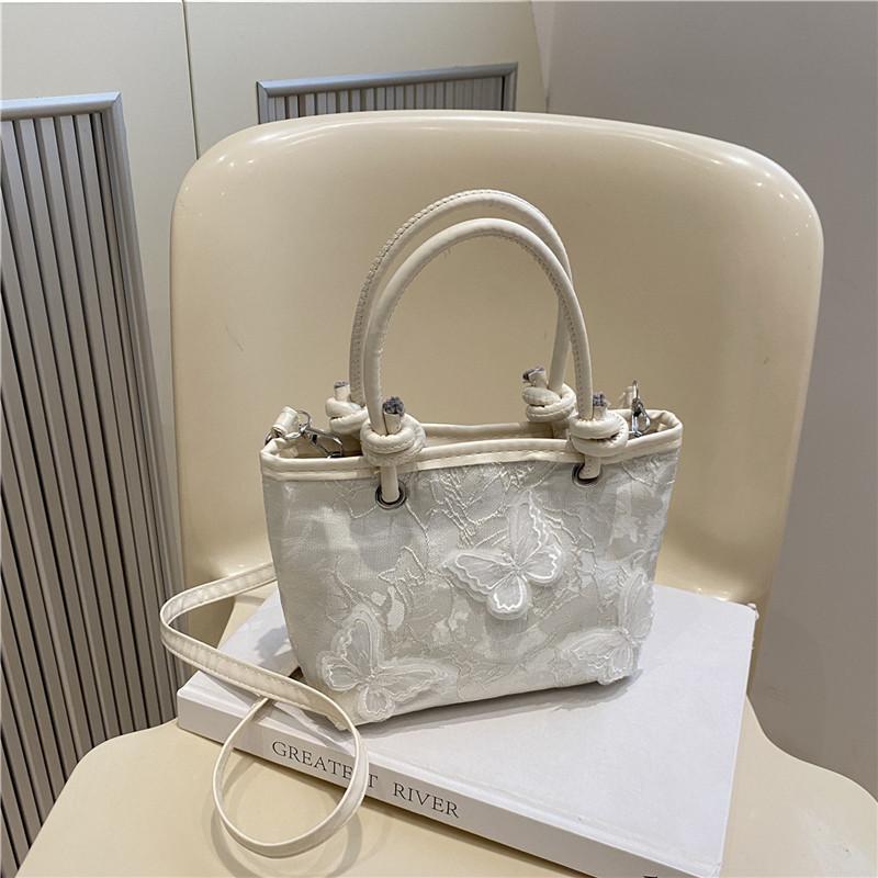 Spring new high-value handbag, beautiful butterfly niche shoulder crossbody bucket bag